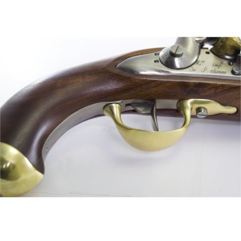 DAVIDE PEDERSOLI An IX Pistol Vorderlader Steinschloss-Pistole, Kal. 17,5 mm DAVIDE PEDERSOLI An IX Pistol Vorderlader Steinschloss-Pistole, Kal. 17,5 mm